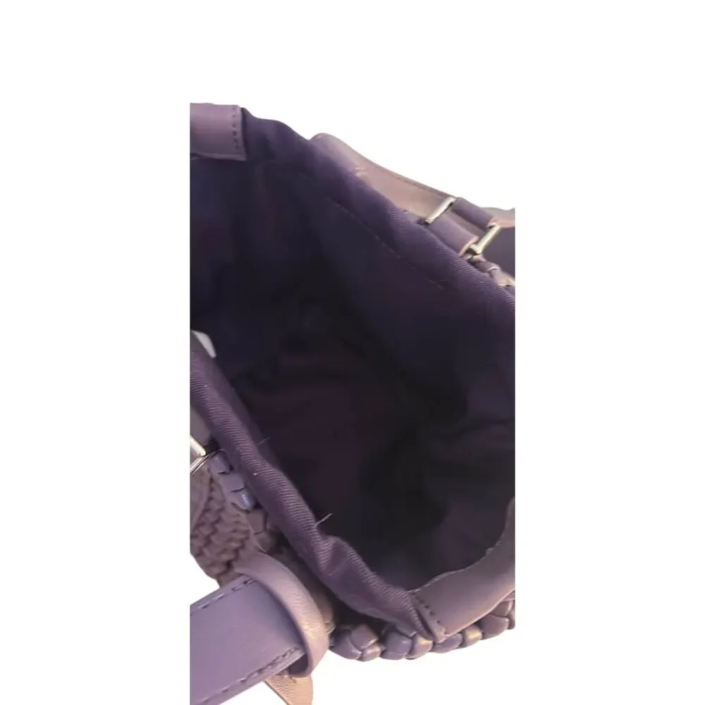 Women’s Woven Lavender Square Small Purse